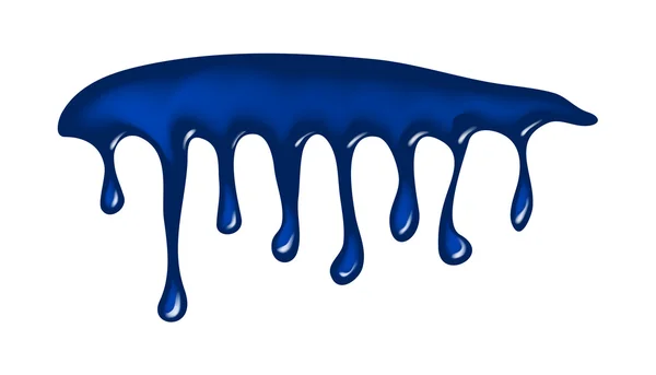 Vatten bläck dropp, dropp paint vektor symbol ikon design. — Stock vektor