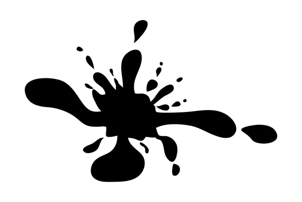 Tinta Paca, folt, splash silhouette vektor szimbólum ikon tervezés. — Stock Vector