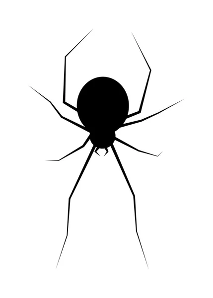 Halloween araignée vecteur symbole icône conception . — Image vectorielle