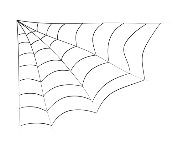 할로윈 거미줄 벡터 기호 아이콘 디자인. — 스톡 벡터