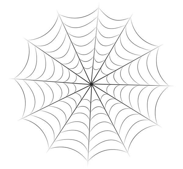 Cadılar Bayramı spiderweb vektör simgesi simgesi tasarım. — Stok Vektör