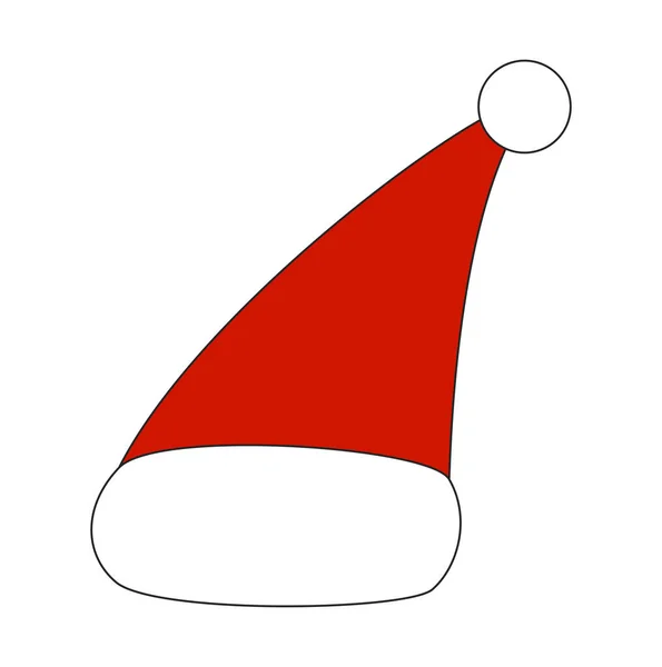 Santa hat wektor symbol ikonę projektu. — Wektor stockowy