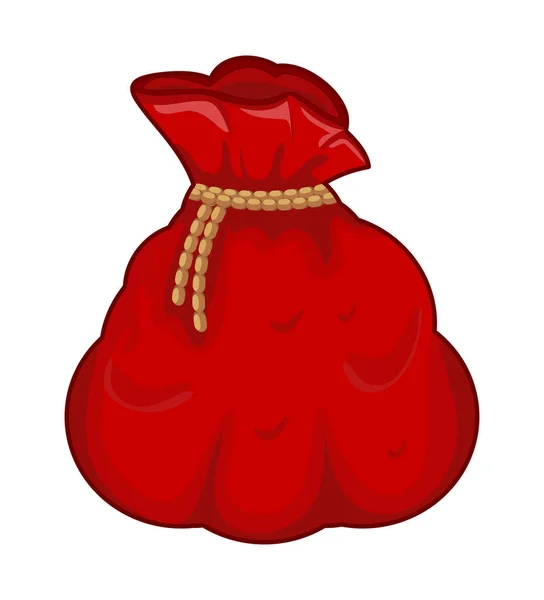 Bolsa de dinero santa, diseño de icono de símbolo de vector de saco . — Vector de stock