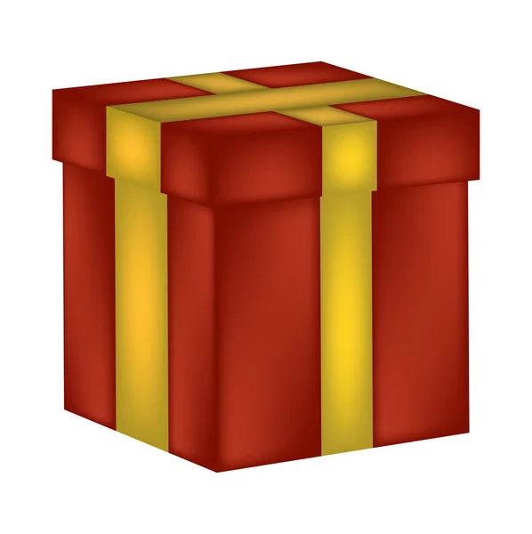 Regalo caja vector símbolo icono diseño . — Archivo Imágenes Vectoriales
