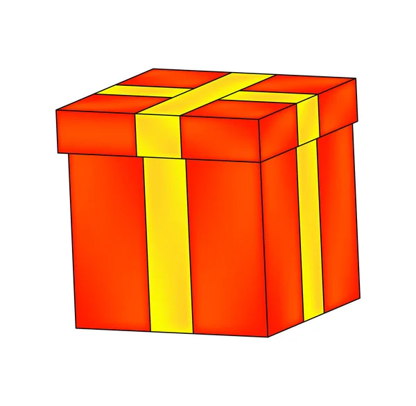 Gift box wektor symbol ikona designu. — Wektor stockowy