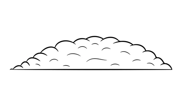 堆的地面轮廓矢量符号图标设计. — 图库矢量图片