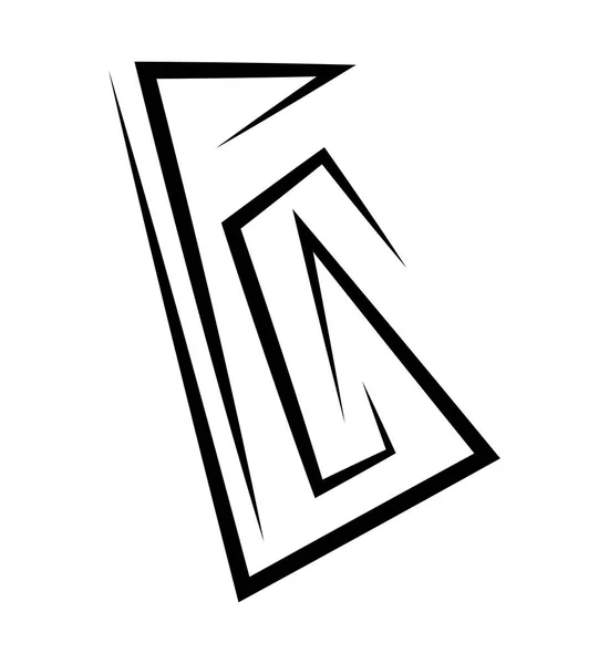 Office paper logotypen vektor symbol ikon design — Stock vektor