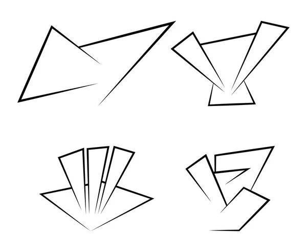 Oficina de papel logo vector símbolo icono de diseño — Vector de stock