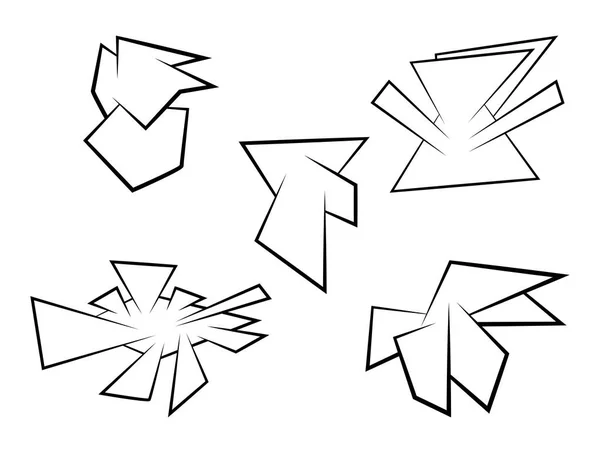Büro Papier Logo Vektor Symbol Symbol Design — Stockvektor