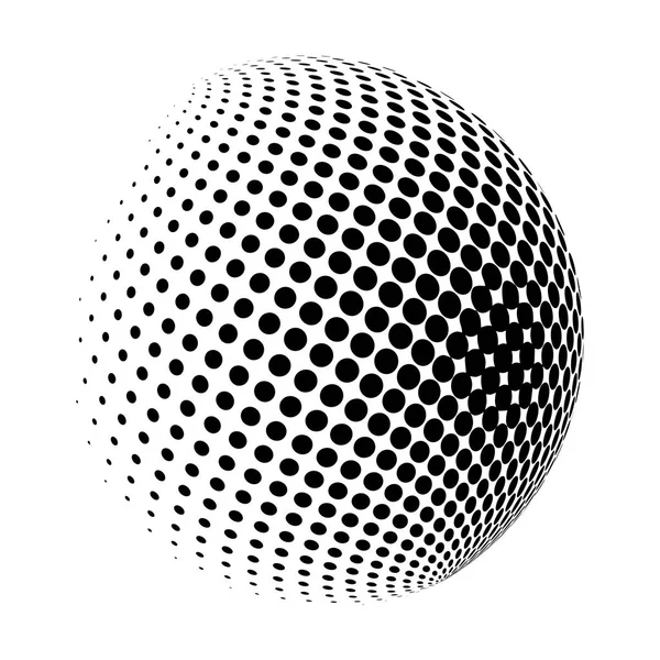 Півтоновий глобус логотип векторний символ дизайн піктограми . — стоковий вектор