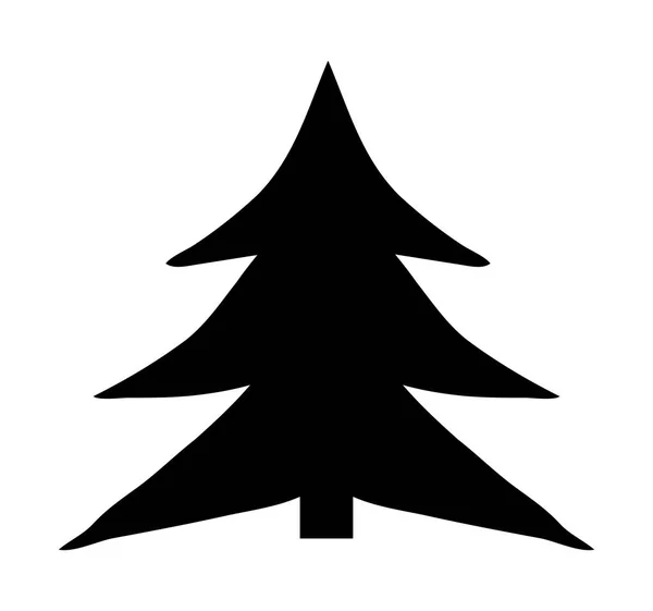 圣诞树卡通矢量符号图标设计. — 图库矢量图片