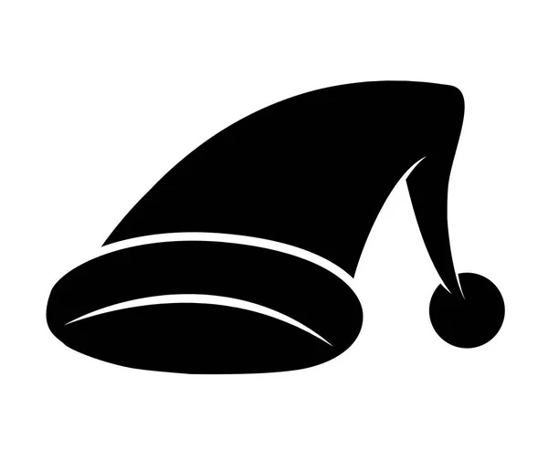 Śpiące kapelusz sylwetka wektor symbol ikonę projektu. — Wektor stockowy