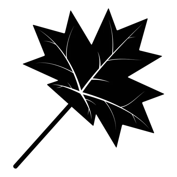 Feuille d'érable silhouette vectoriel symbole icône design . — Image vectorielle