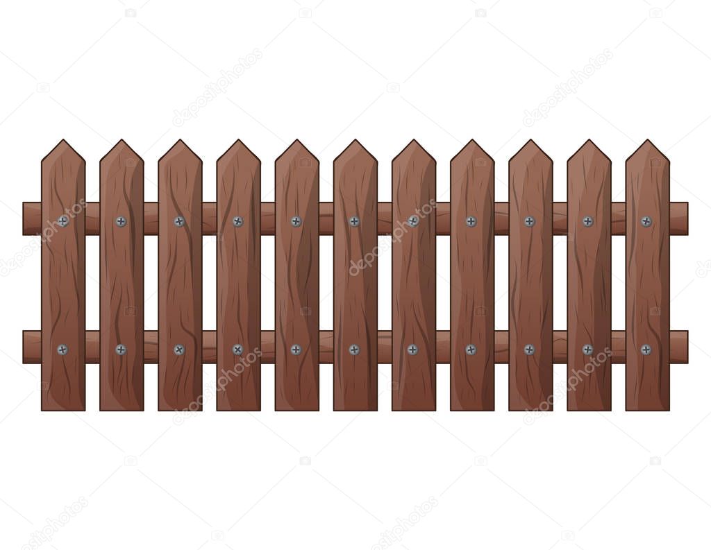 Wooden Fence isolated vector symbol icon design. Beautiful illustration isolated on white backgroun