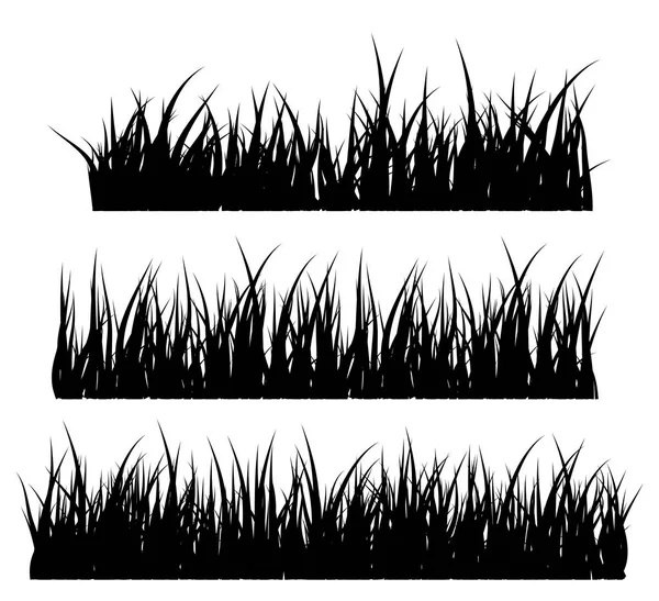 Gras silhouet vector symbool pictogram ontwerp. — Stockvector