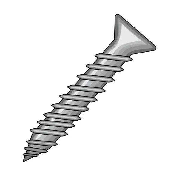 Tornillo vector símbolo icono diseño . — Vector de stock