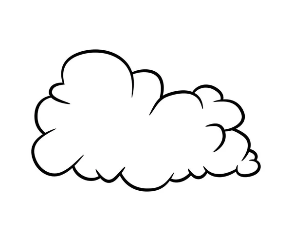 Дизайн мультяшної хмари Векторний символ значка . — стоковий вектор