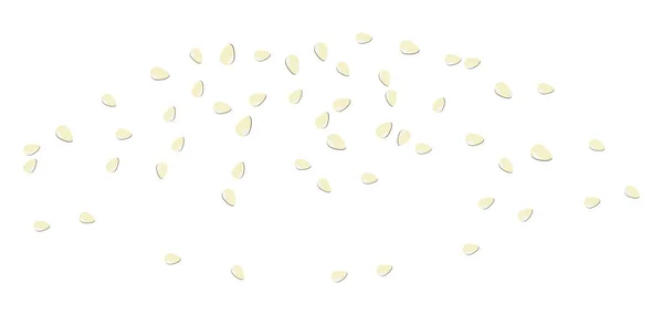 Семена кунжута для рисунка векторного символа гамбургера . — стоковый вектор
