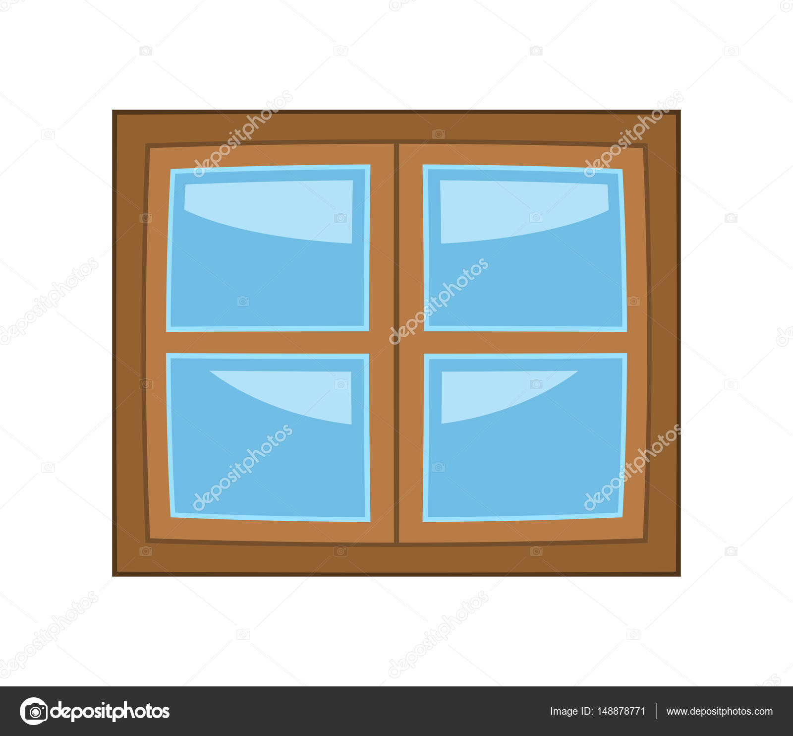 Fenster Cartoon