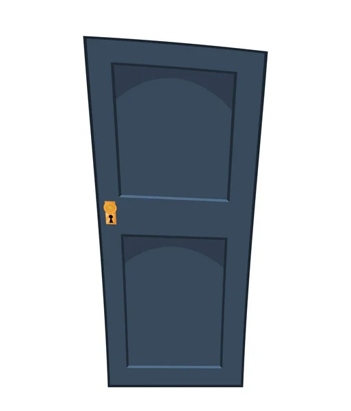 Dibujo animado puerta vector símbolo icono de diseño . — Vector de stock