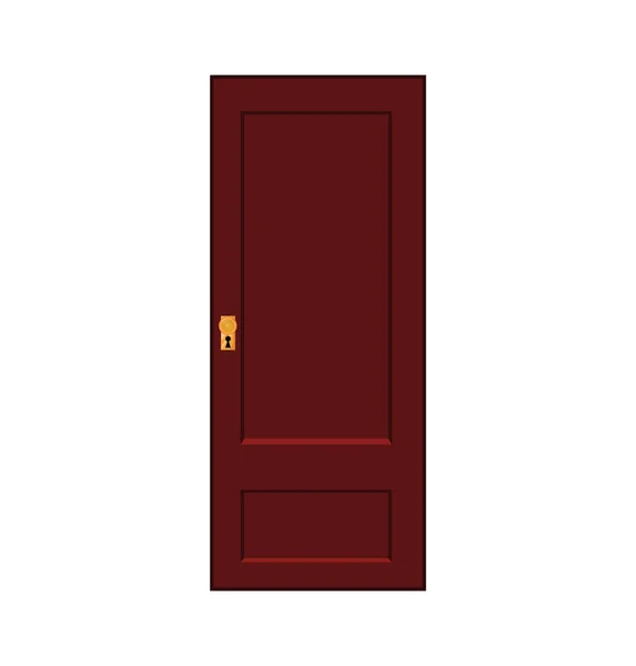 Dibujo animado puerta vector símbolo icono de diseño . — Vector de stock