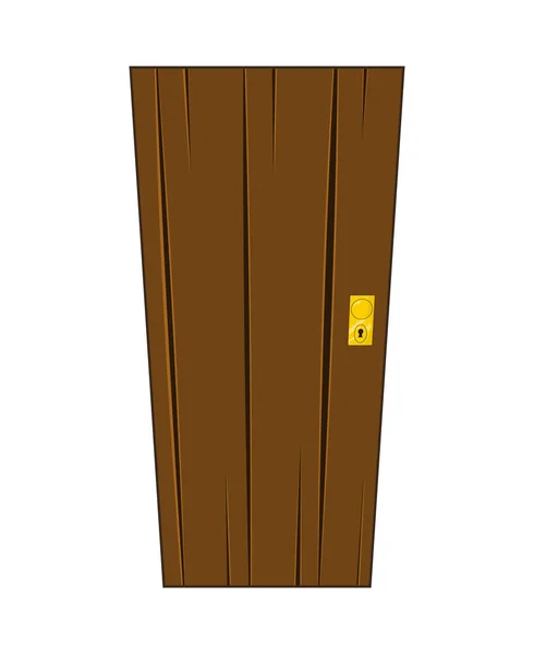 Dibujo animado puerta vector símbolo icono de diseño . — Vector de stock