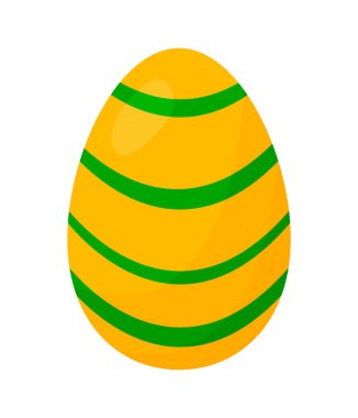 Paskalya yumurtası vektör simgesi simgesi tasarım. 