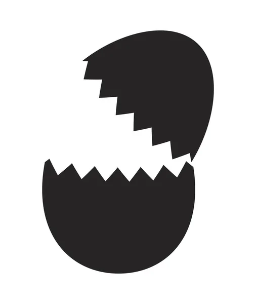 Дизайн иконки векторного символа сломанного яйца . — стоковый вектор