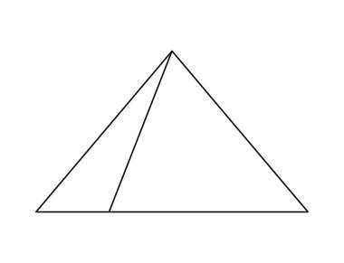 Mısır piramitleri sembol simge tasarım vektör