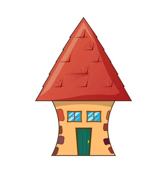 Dessin animé maison vectoriel symbole icône conception . — Image vectorielle