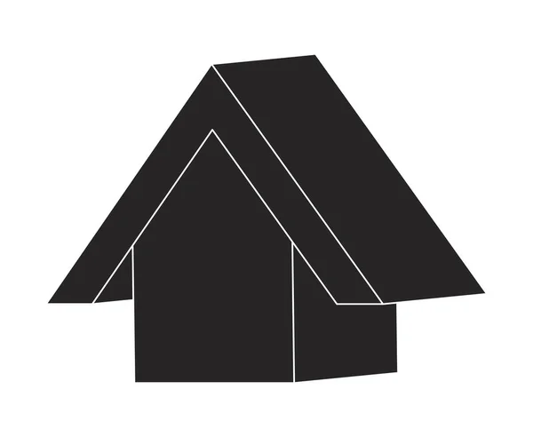 Haus Web Icon Silhouette Vektor Symbol Icon Design. — Stockvektor
