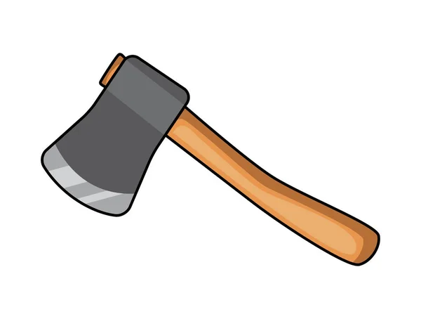 Desenho animado machado, design de ícone de símbolo de vetor de machado . —  Vetores de Stock
