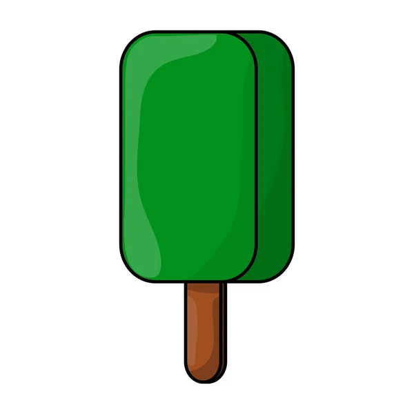 Ice cream on stick vector symbol icon design. — Stock Vector