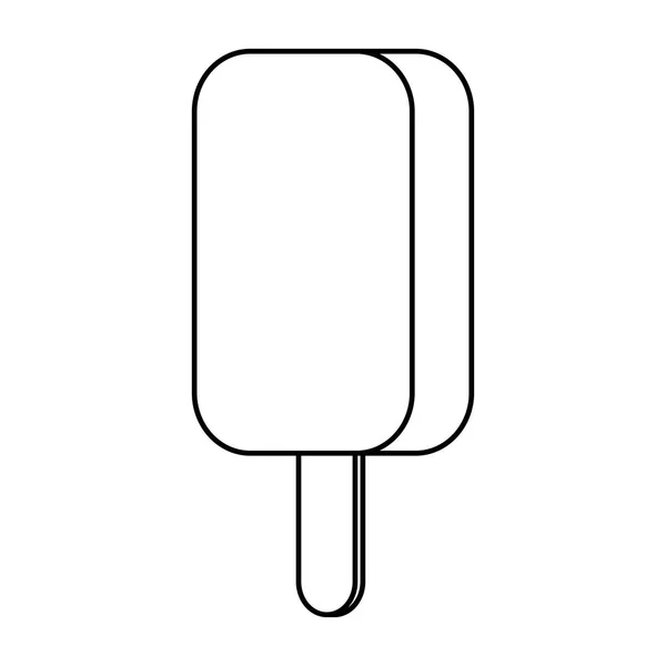 棒状轮廓上的冰淇淋矢量符号图标设计. — 图库矢量图片