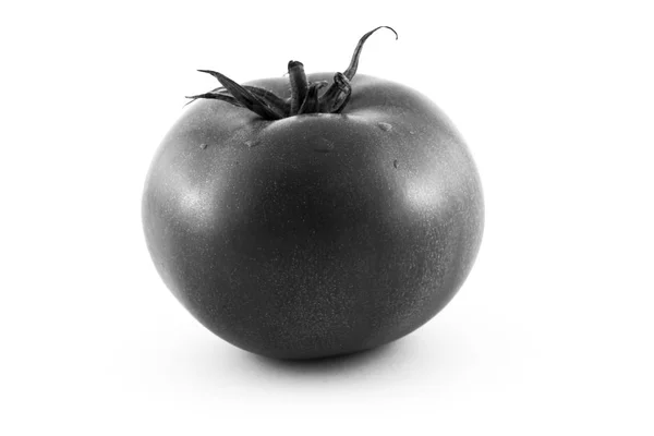 Pomidor na białym tle na zdjęciu w tle. Piękny obraz, ba — Zdjęcie stockowe