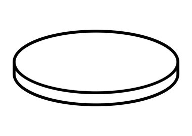 çizgi film sikke vektör simgesi simgesi tasarım anahattı