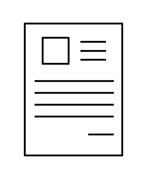 Papier Dokument Datei Web Icon Vektor Symbol Icon Design. — Stockvektor