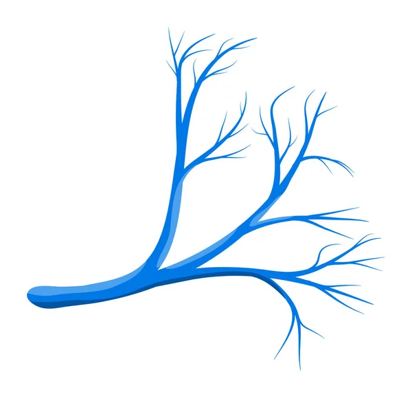 Desenho de ícone de símbolo de vetor azul de vaso humano . — Vetor de Stock