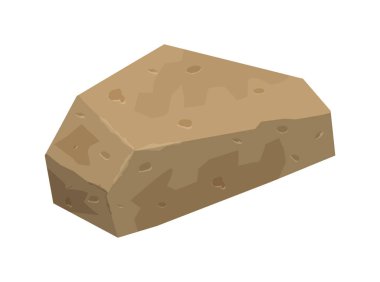 çizgi film rock vektör simgesi simgesi tasarım. 