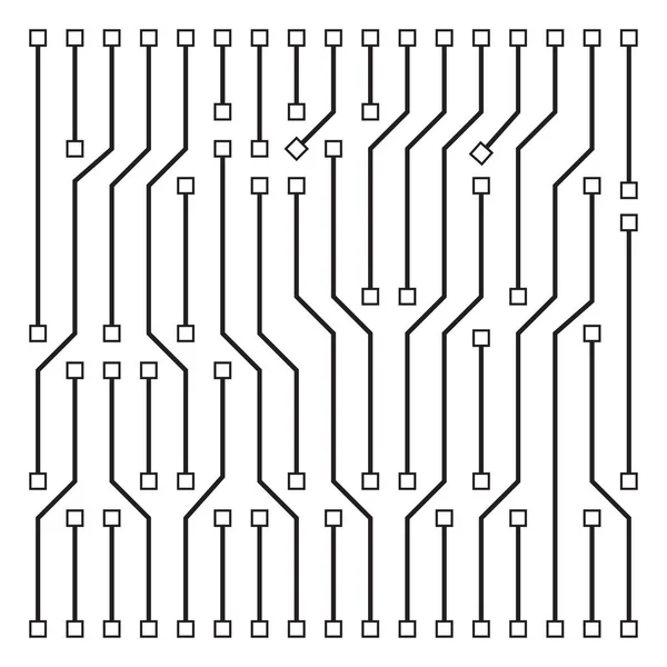 Alta tecnologia circuito tessitura bella carta da parati banner desig — Vettoriale Stock