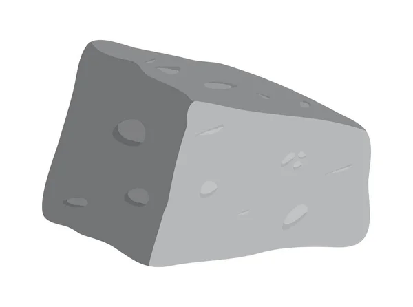 Stenen vector symbool pictogram blokontwerp. — Stockvector
