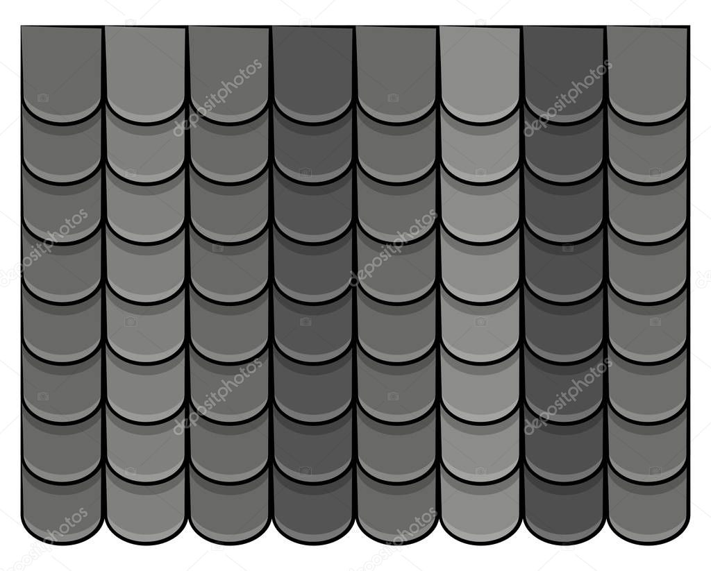 roof tiles texture beautiful banner wallpaper design illustratio
