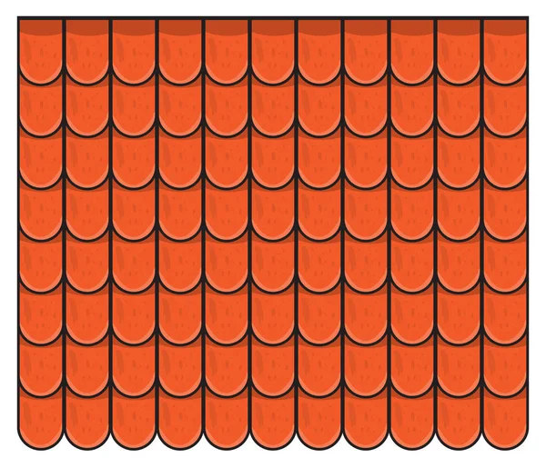 Текстура черепицы крыши красивые обои дизайн баннера иллюстрации — стоковый вектор