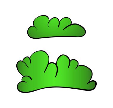 Bush karikatür vektör simgesi simgesi tasarım. Güzel illüstrasyon ben