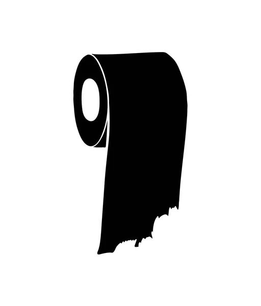 Toilettenpapier-Rollenvektor-Symbol-Design. schöne Illustration — Stockvektor