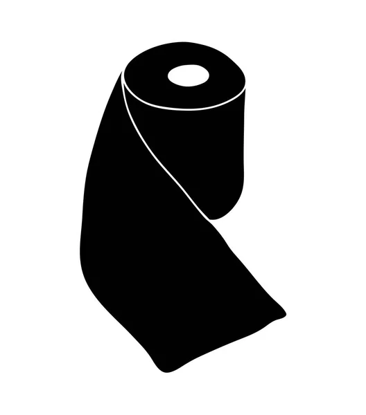 Papier toilette rouleau vecteur symbole icône conception. Belle illustration — Image vectorielle
