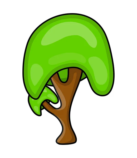 Kreskówka tree wektor symbol ikonę projekt. Piękna ilustracja i — Wektor stockowy