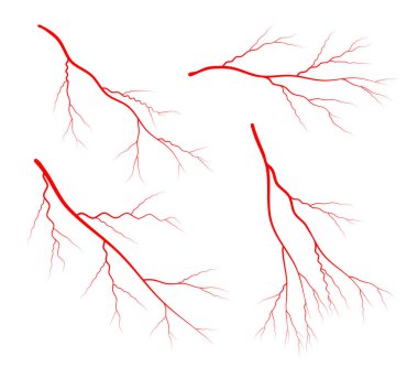 kan set vektör simgesi simgesi tasarım damar. Güzel illüstrasyon