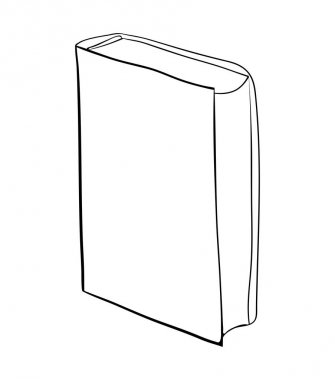 kapalı kitap ayakta karikatür vektör simgesi simgesi tasarım. Durağındayım