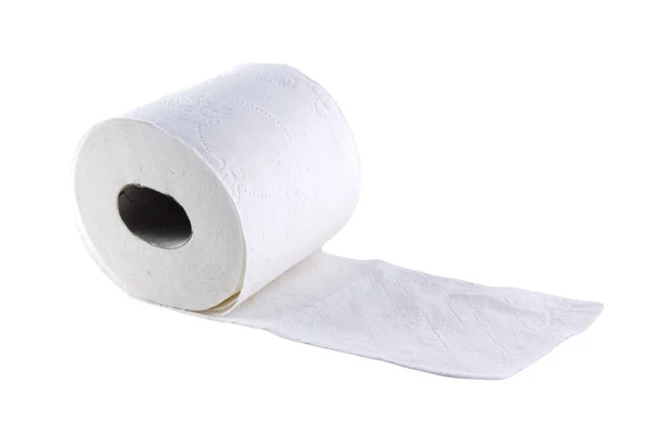 Toilettenpapier isoliert auf weißem Hintergrund Foto. schöne Bilder — Stockfoto